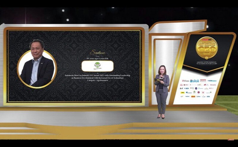 Astra Agro CEO Got Indonesia Most Acclaimed CEO 2021